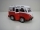  Auto veterán Volkswagen Bus Červený 9 cm Pull Back Toi-Toys 